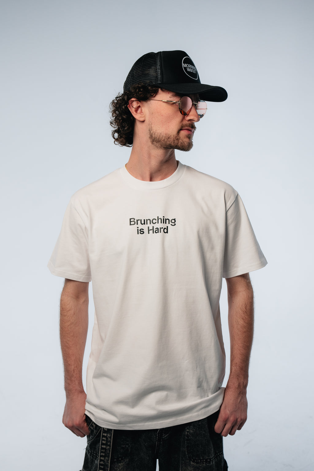 BRUNCHING IS HARD - UNISEX HEAVY TEE