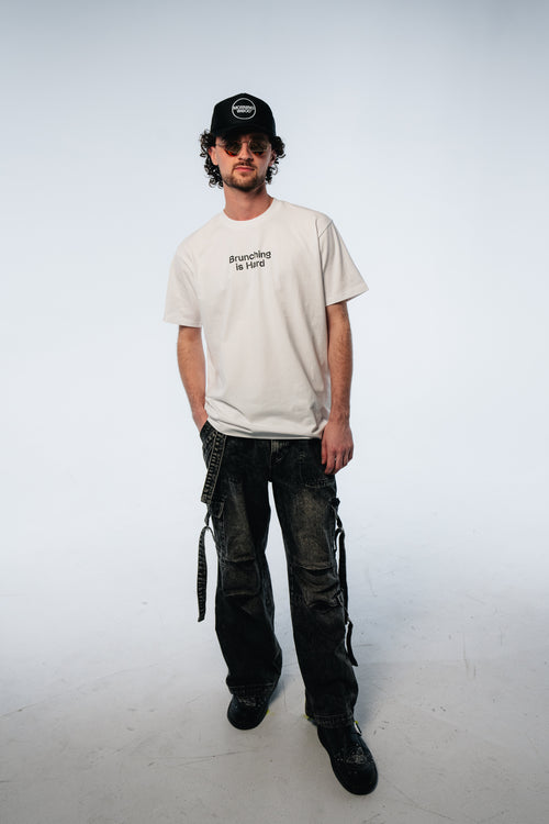 BRUNCHING IS HARD - UNISEX HEAVY TEE