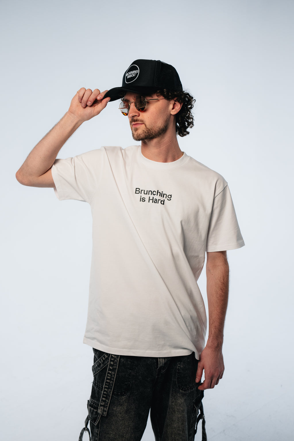 BRUNCHING IS HARD - UNISEX HEAVY TEE