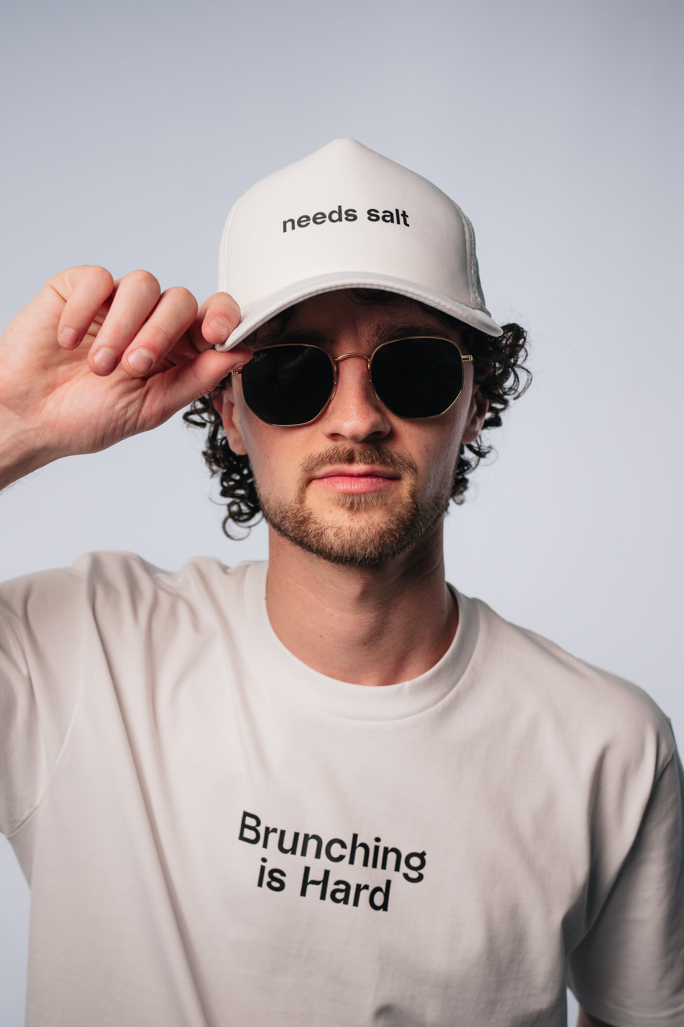 needs salt- Mesh Trucker Hat