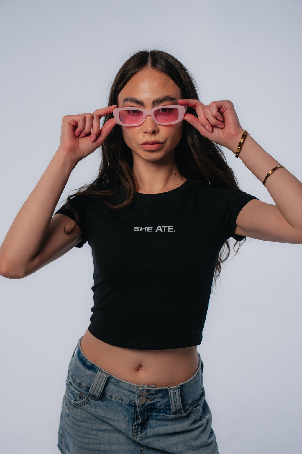 SHE ATE. - UNISEX CROP TOP